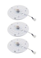 3Er Set Led-Modul, UmrüStsatz Mit Magnethalterung, Ø21Cm, 24W, 2200Lm, 3000K
