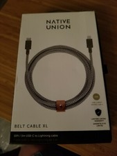 Native Union Belt Cable XL - 10ft Ultra-Strong Reinforced Durable USB-C to...