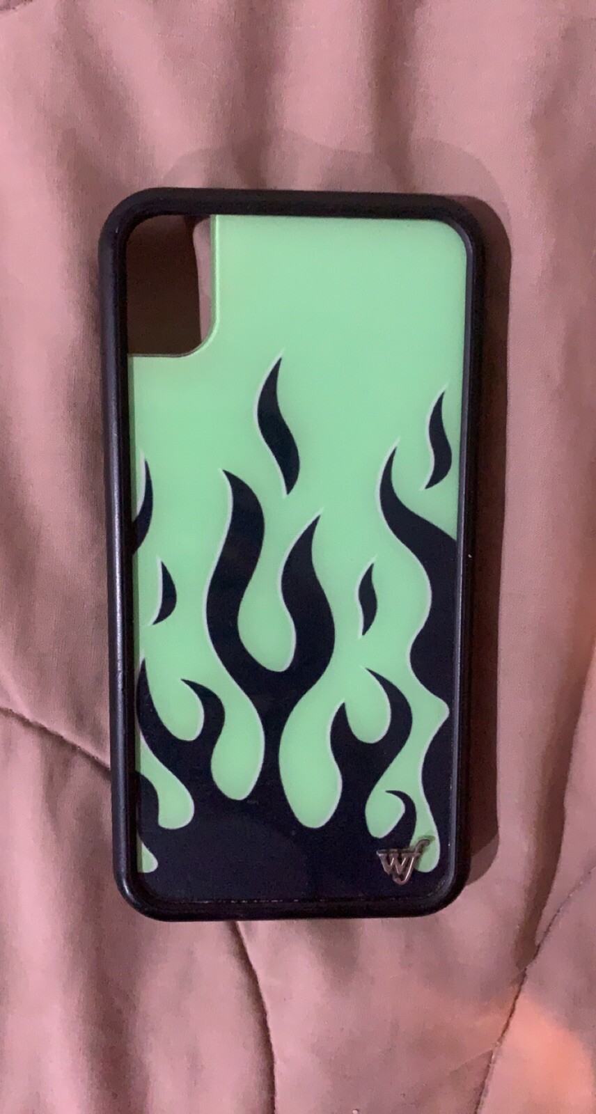 iPhone XR Case Neon Wildflower Flames Design  -image