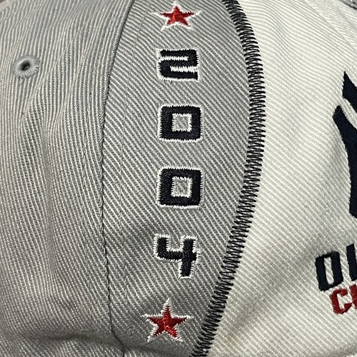 New York Yankees Hat Mens OS Gray 2004 Playoffs Division Champions Vintage Twins - Picture 7 of 17