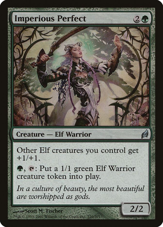 MtG Lorwyn Uncommon Foil Imperious Perfect #220