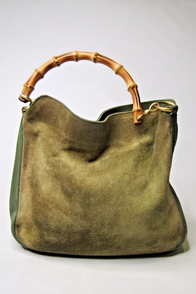 Green suede gucci best sale bag