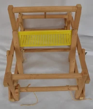 Vintage Kircher Webrahmen Weaving Loom 70s? Made in Germany Needs Parts 12x13x10