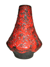 Great Vintage Lava Pottery Vase Roth Mid Century Vase W. - Germany Pottery