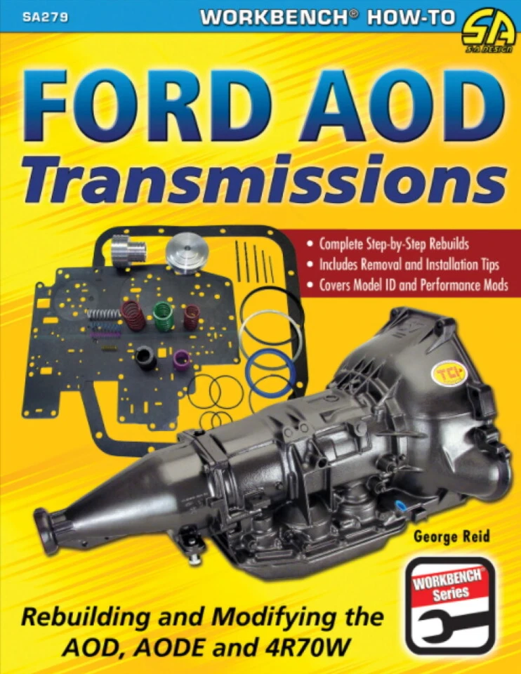 Transmisiones Ford AOD - Reconstrucción y modificación AOD, AODE y 4R70W - Libro SA279