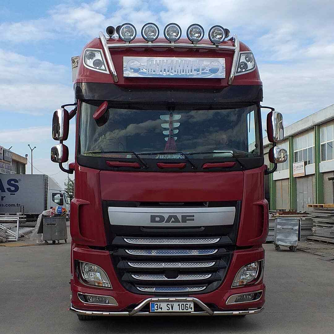 Support Lumineux De Toit Inox Poli Long Pour Scania - Neuf - Modèle PRSC302 - Design Allemand