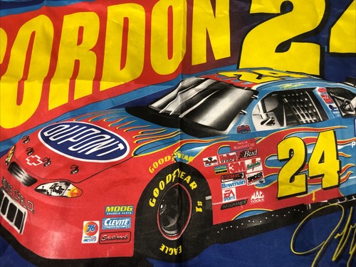 Vintage 2001 Nascar Jeff Gordon Racing Flag Banner JG Motorsports Single Sided - Picture 7 of 18