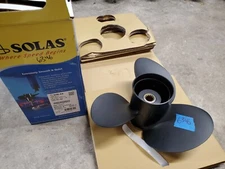 NEW ALUMINUM 14" X 11P SOLAS AMITA 3 PROP, 2411-140-11, EVINRUDE JOHNSON, P6346