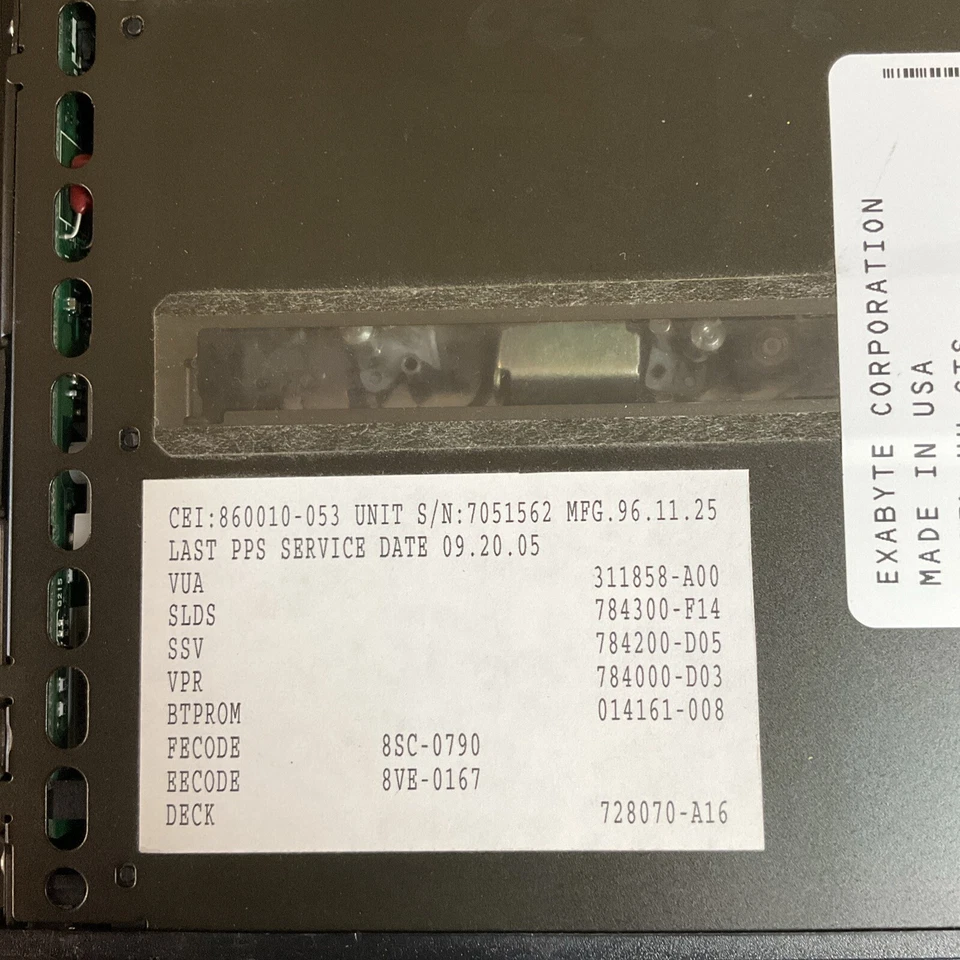 Exabyte HH Internal Tape Drive - Image 4 of 4