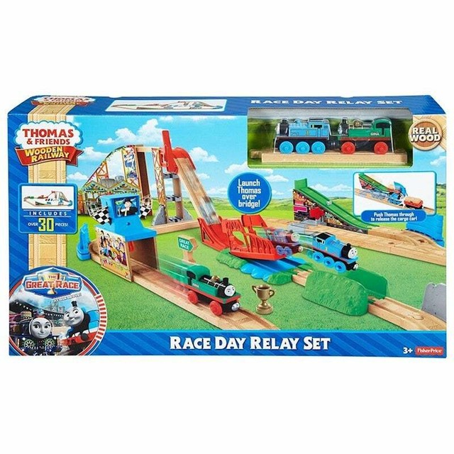 Fisher Thomas Friends Wooden Railway Race Day Relay Set Dfw97 For Sale Online Ebay