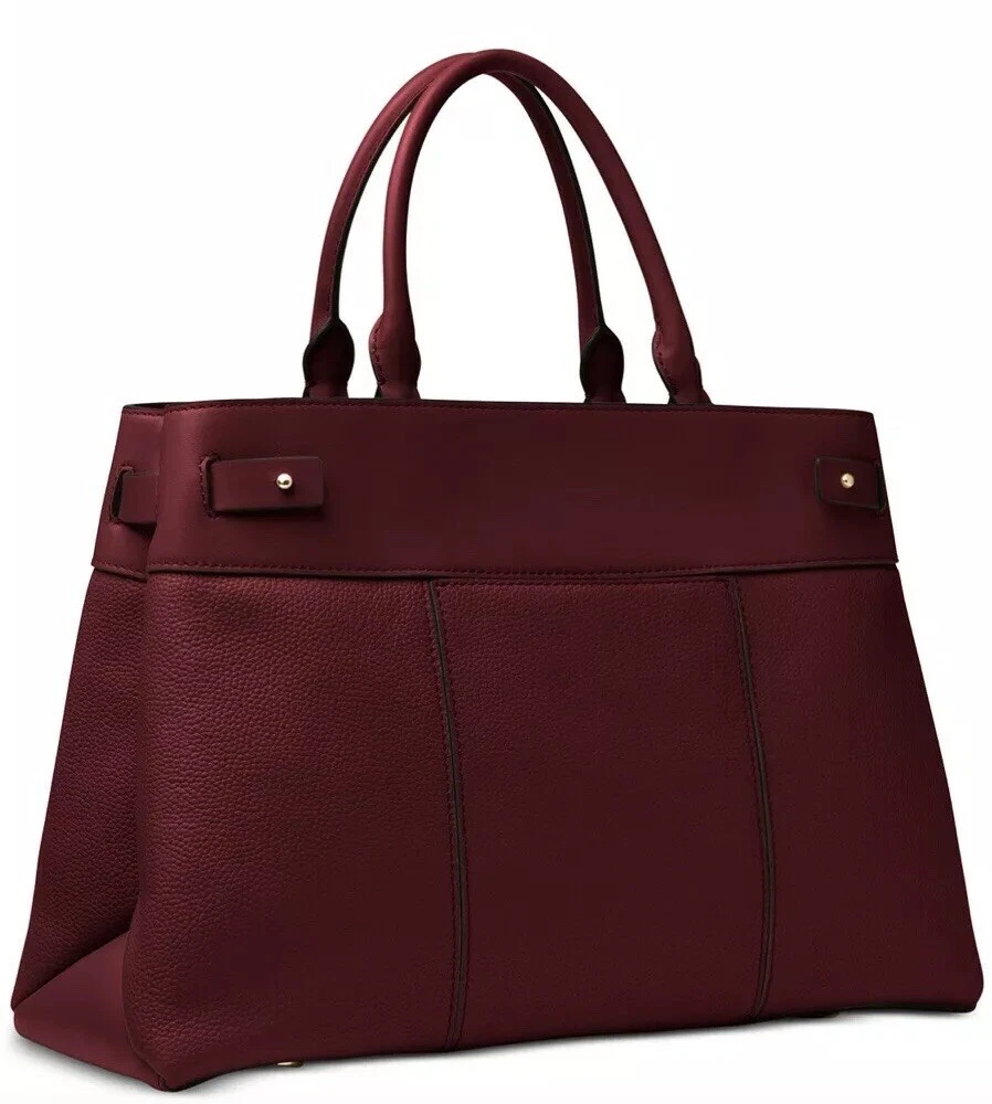 Michael michael kors 2024 gramercy polished leather satchel