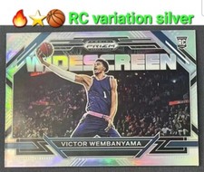 Victor Wembanyama 2023 Prizm Draft Picks Widescreen Silver RC Card 🔥⭐️🏀 SP