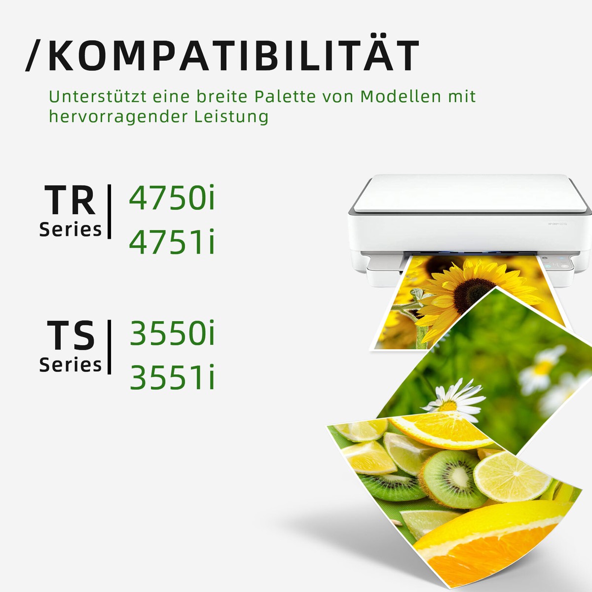Toner Kingdom Patronen Für Canon PG575 CL576 XL Pixma TS3752i 3751i 3750i 3551i Tintenpatrone (Set, 500-tlg), Ink Cartridge