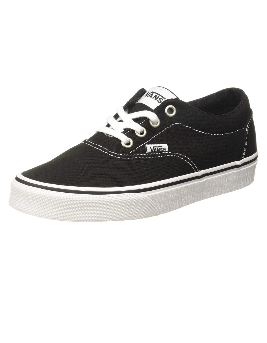 Ladies black hotsell vans trainers