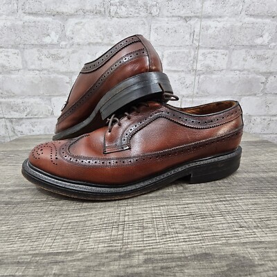 O'Sullivan's Chelsea Square Classic Wing Tip Oxford Shoe Mens Size 8.5D