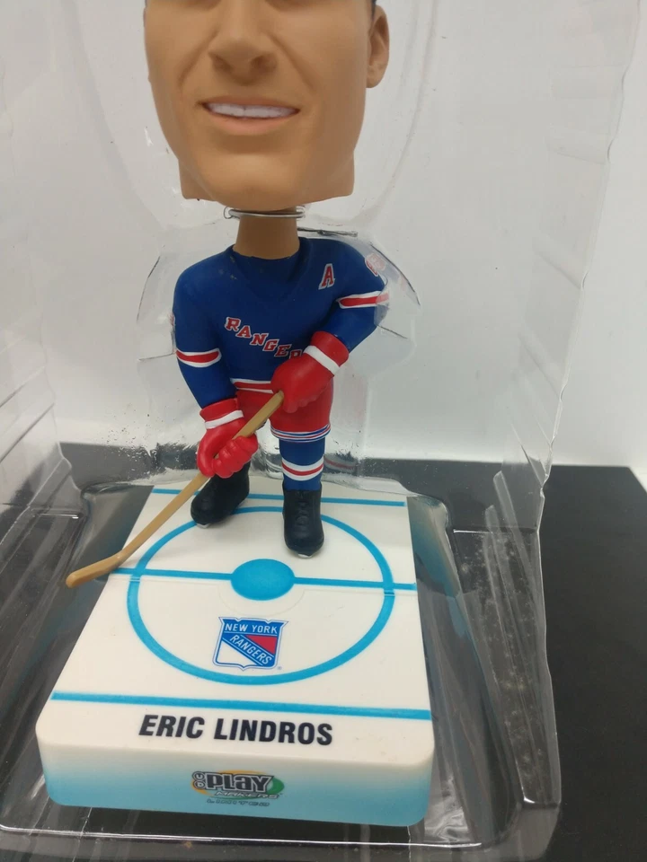 ERIC LINDROS Bobblehead 2001-02 UD NHL Play Makers Nuevo Foto 3 de 4
