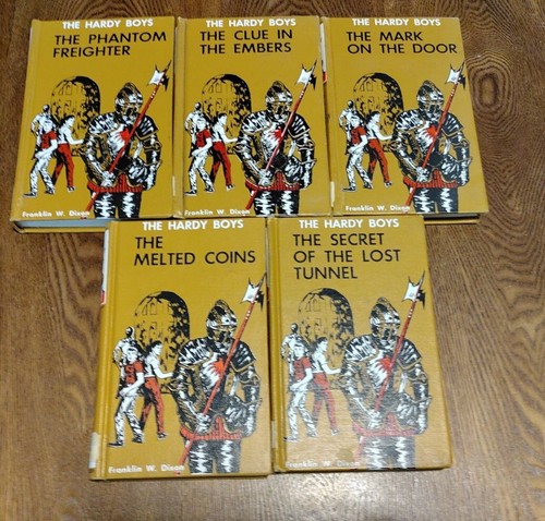 Good 47 The Hardy Boys Library Ed. Hardcover Book Set 60's and 70's Brown - Picture 6 of 10