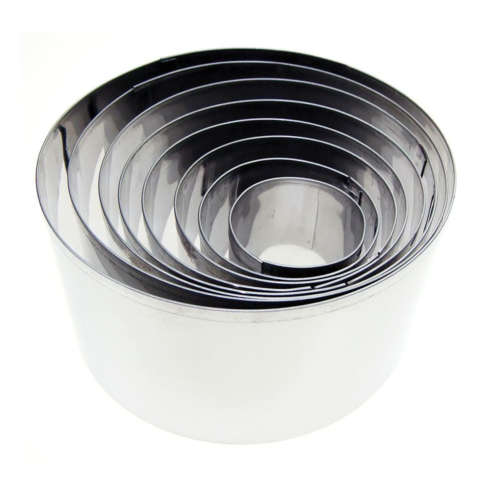 Eddingtons Round Metal Cookie Cutter - 8 Piece Set