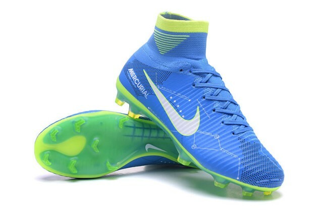 nike mercurial blue and green