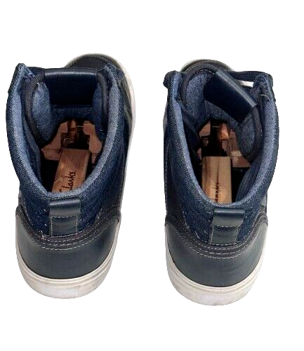 Levis Strauss Jeffrey Hi 501 Sz High Top Skate Shoes Blue Denim