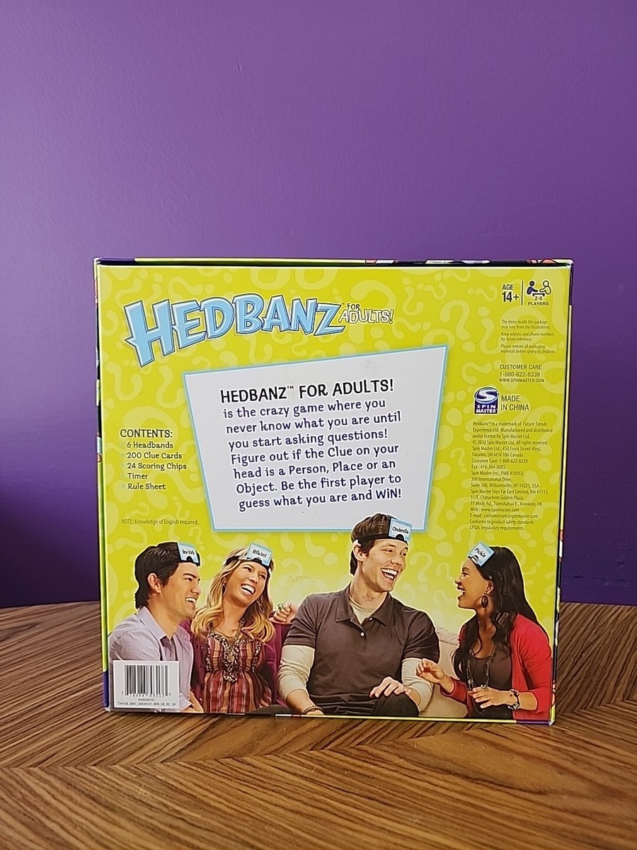 Hedbanz for Adults Party Game by SpinMaster Headbandz
