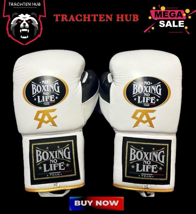 Customized Handmade No Boxing No Life Boxing Gloves | WHITE | | eBay