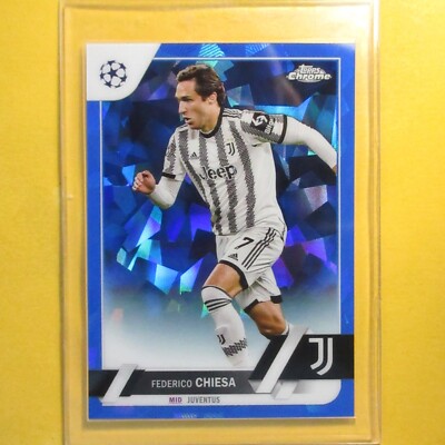 FEDERICO CHIESA 2022-23 Topps Chrome Sapphire #83 Juventus