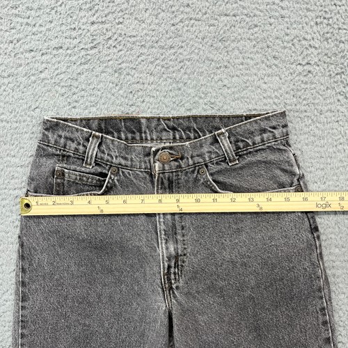 VTG Levi's 550 Student Jeans Mens 29x30 Black Tab Faded Wash USA 90s Tapered - Picture 11 of 21