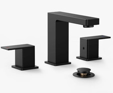 FORIOUS 8" Widespread 2-Handle Bathroom Faucet Matte Black WB-03033B