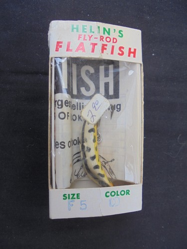 Vintage Helin's Fly-Rod Flatfish F5 - CD in Box