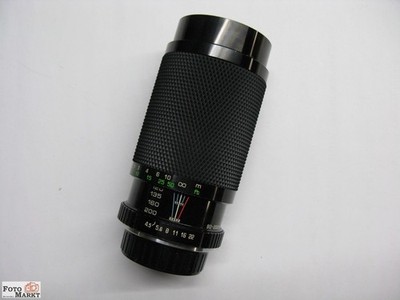 Zoom + Macro 1:4 Objektiv Soligor MC 4,5/ 80-200 mm multicoated Contax / Yashica