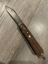 old PRESTO GEO. SCHRADE KNIFE CO. INC. B'Pt CONN. vintage Pocket Knife 5