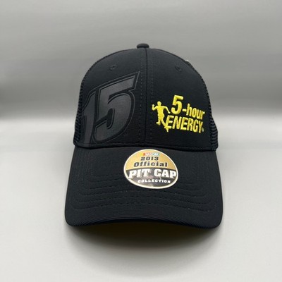 Clint Bowyer Hat Black #15 2013 Pit Cap 5 Hour Energy Nascar Chase Authentics 2