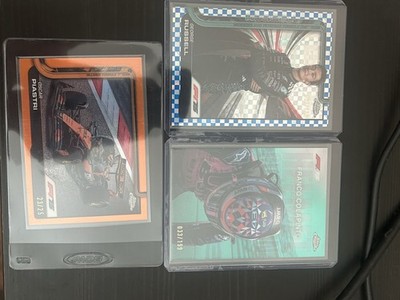 Topps Formula 1 F1 Sports Trading Card Lot 3 Cards Piastri Russell Colapinto