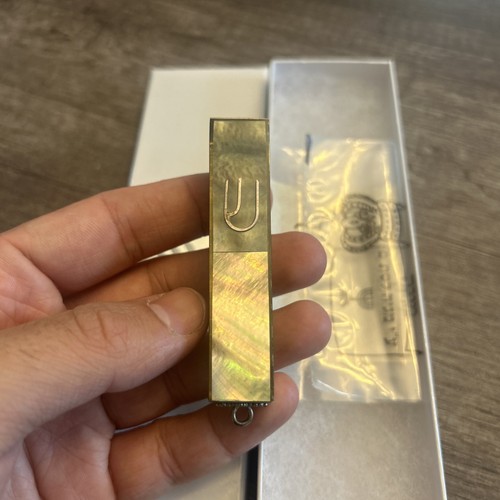 Mezuzah Bali Chai Sterling Silver .925 Shell