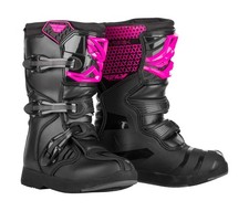 Fly Racing Maverik MX Youth and Mini Boots 5 Big Kid Pink/Black