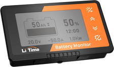 500A Battery Monitor with Shunt, 8V-120V Battery Monitor for RV Motorcycle Golf
