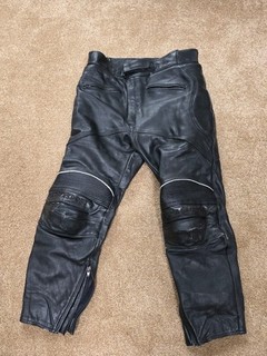 Herren Frank Thomas Leder Motorradhose Größe 38