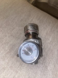 PORTAGAS Gas Cylinder Regulator: Gas Regulator, Stainless Steel,0.5 lpm