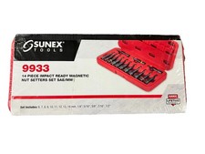 New Sunex Tools 9933 Tools 14-piece Impact Ready Magnetic Nut Setters Set New Sunex Tools 9933 Tools 14-piece Impact Ready Magnetic Nut Setters Set