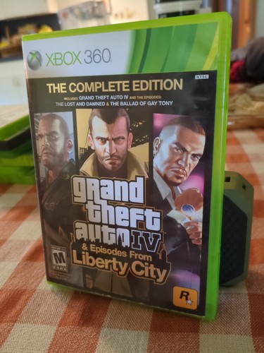 Grand Theft Auto IV - Complete Ed (Microsoft Xbox 360 2010) Box & Map Only