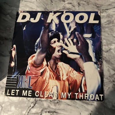 DJ Kool Let Me Clear My Throat Used Vinyl Record 12'', w Doug E Fresh, Biz Markie
