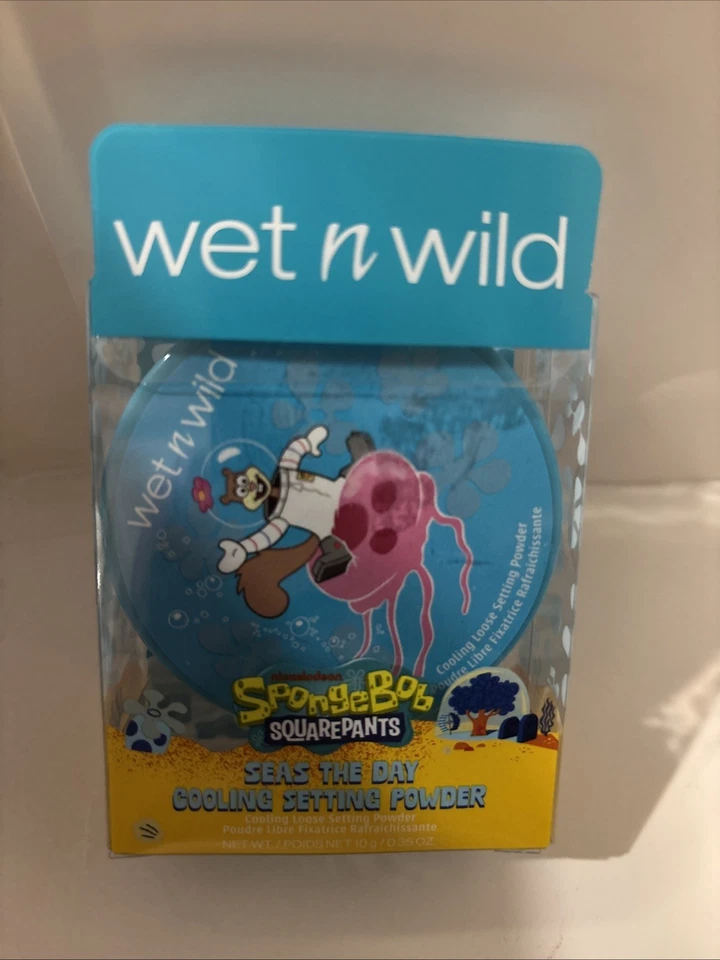 Wet n Wild x SpongeBob SquarePants Seas The Day Cooling Makeup FINISHING POWDER - Image 2 of 2