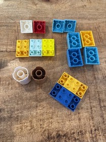 LEGO Duplo Brick 2x4 Slope Curved Inverted Double 2x4 Slanted Curved Mixed Lot