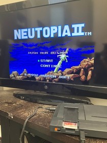 Neutopia II TurboGrafx16 Game Cart w/ Manual NO CASE, MARKED, TESTED and WORKING