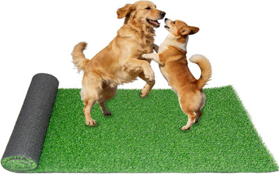 Artificial Grass Rug 39.37X31.49 in Indoor Outdoor, 0.35Inch Pile Height,Fake Re