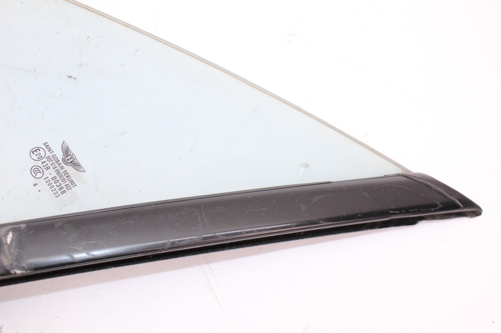 2003-2010 Bentley Continental GT Left Driver Door Corner Window Glass