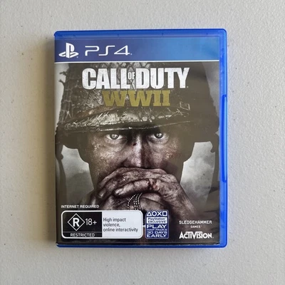 Call of Duty WWII - Sony PlayStation - PS4 World War 2 Game - VGC - CUSA-08630 - image 1 of 4