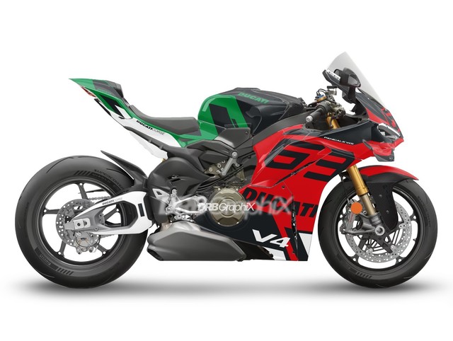 NEW Graphic kit for DUCATI PANIGALE V4 / V4S (2025~) Full Graphic kit (CTT-RG)