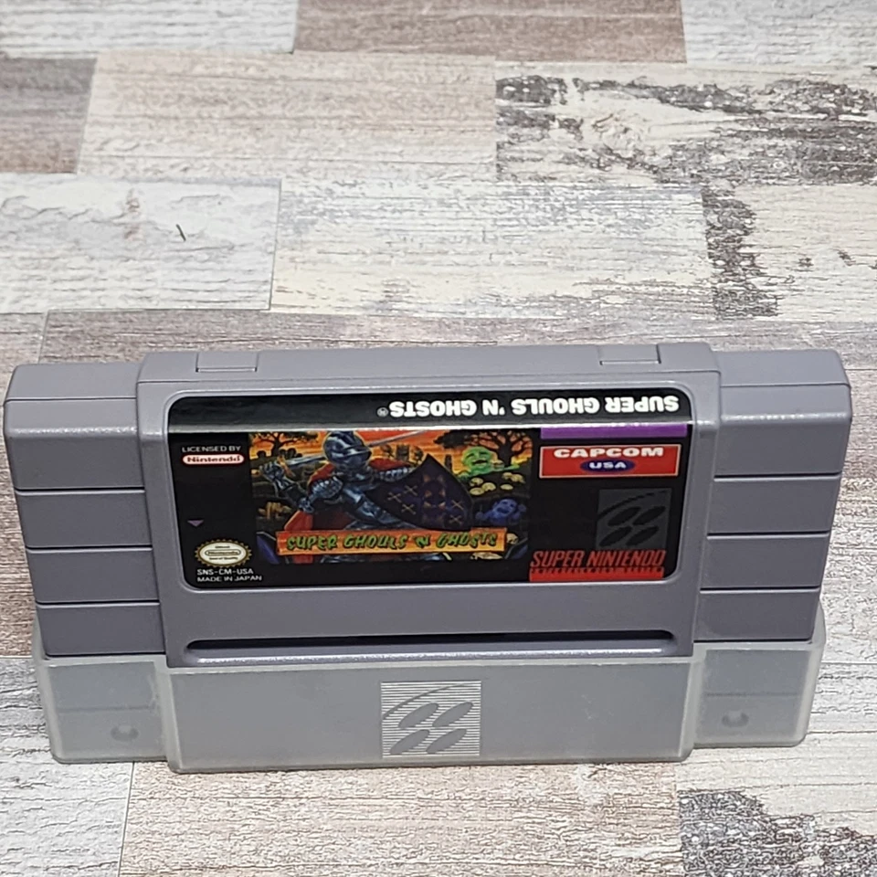Super Ghouls 'n Ghosts Super Nintendo SNES Cartridge Only Authentic Tested Works - Image 2 of 4